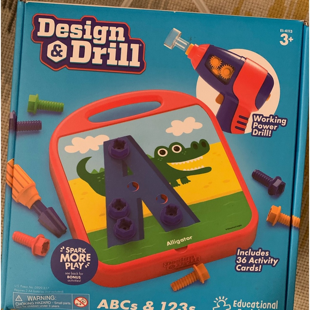 Design and drill for 3 yrs and up,
